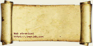 Jovana Panić vizit kartica